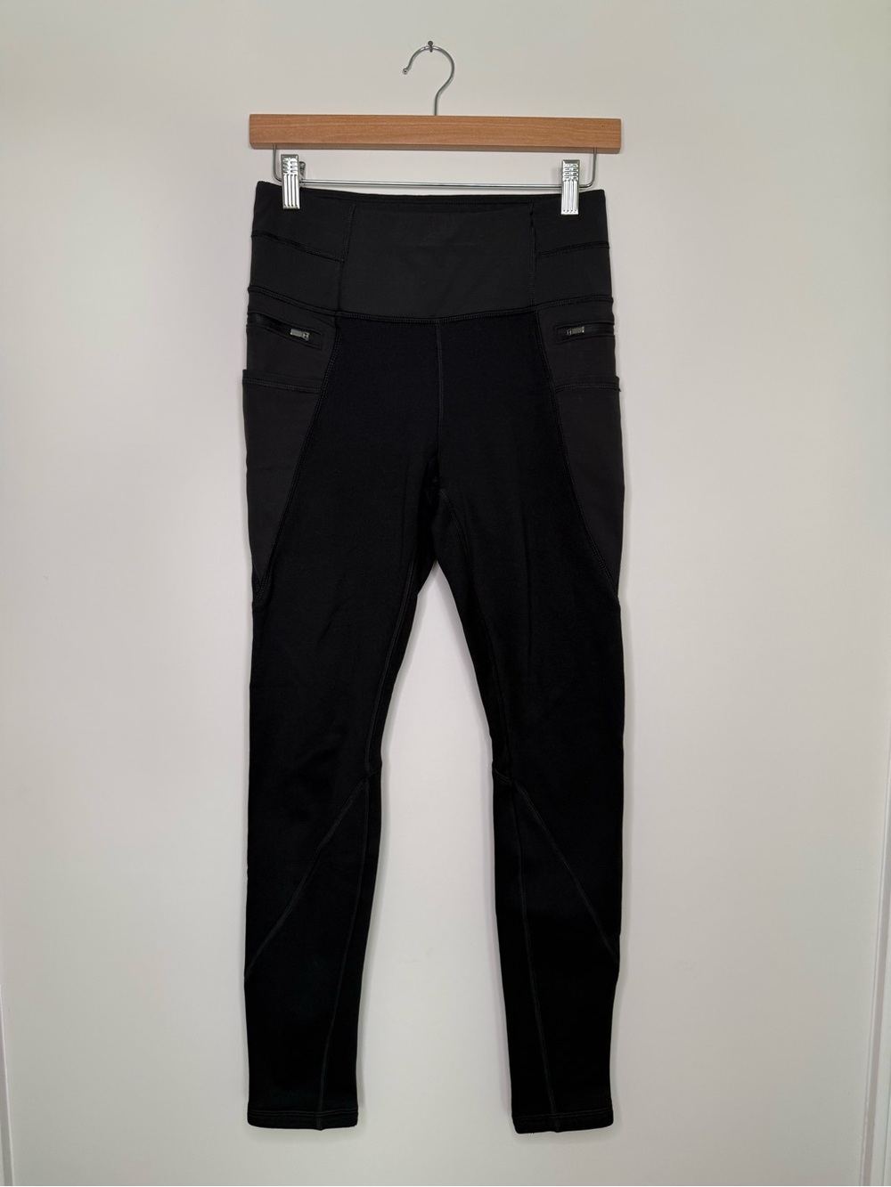 Athleta Black Fleece Lined Cold Weather Leggings Size S
